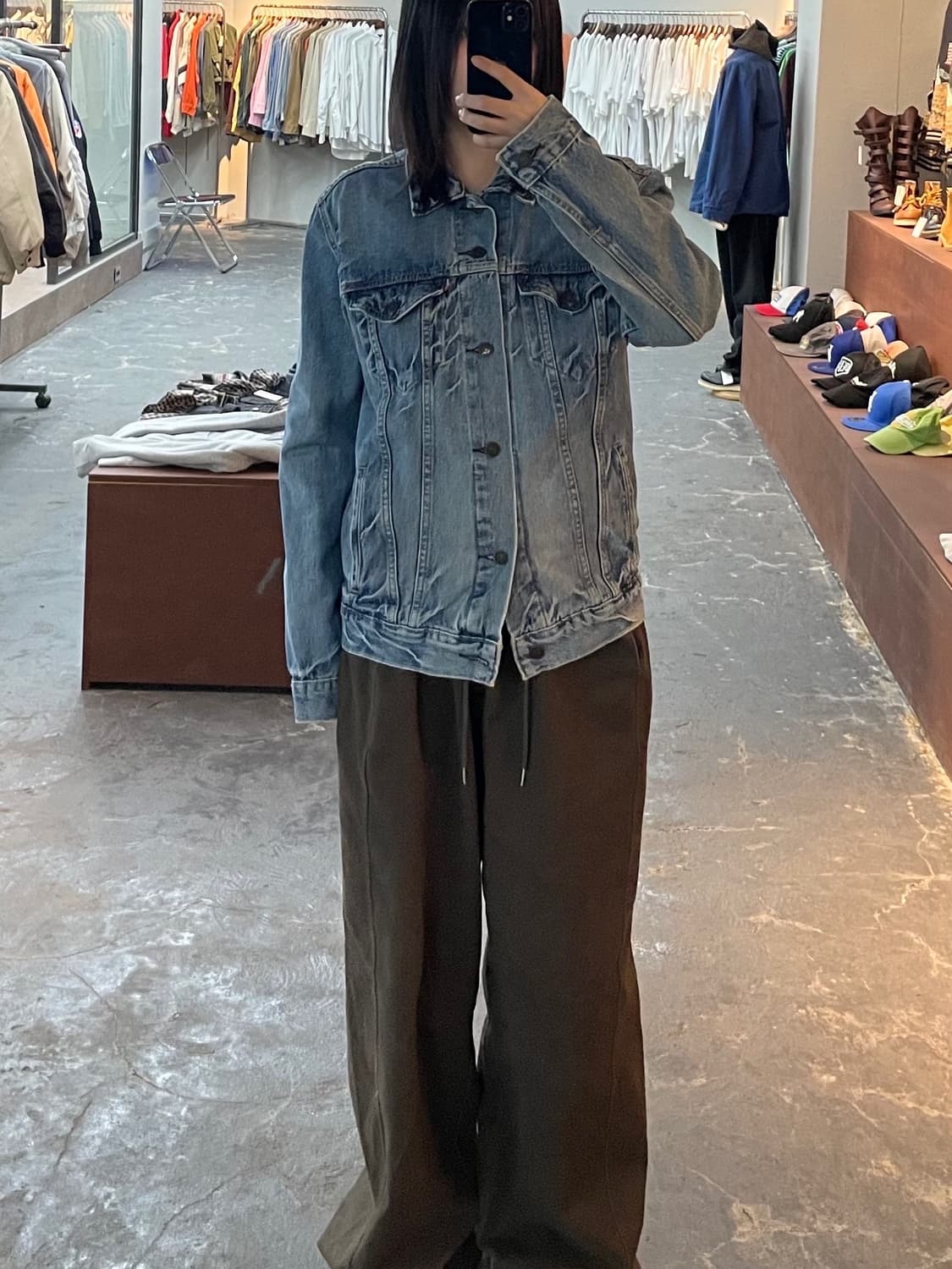 리바이스 워시드 연청 데님 트러커 자켓 H1247 상품이미지1