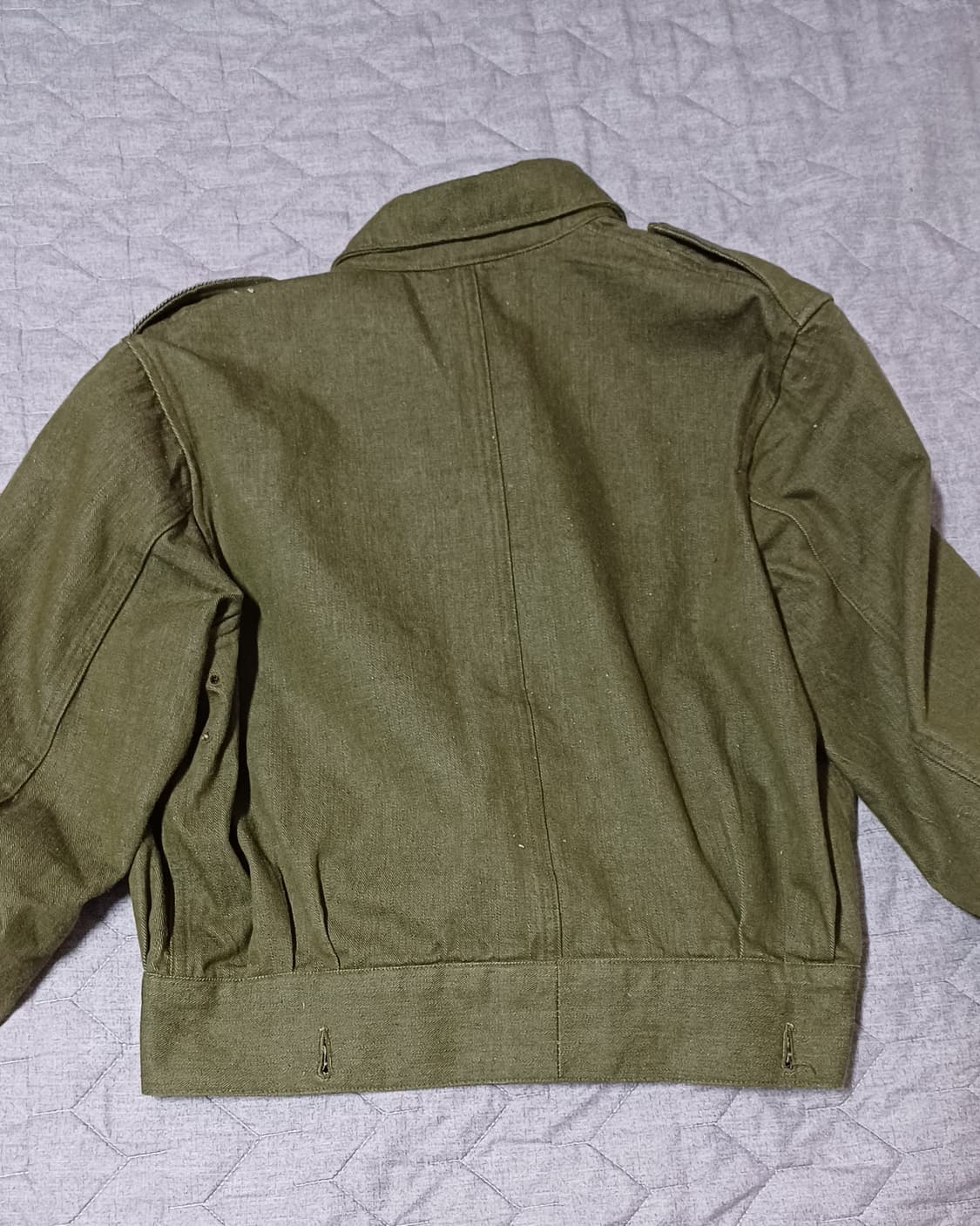 오리지널 영국군 배틀드레스 그린데님 P40 상품이미지2