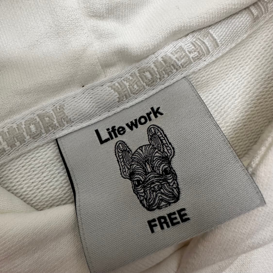 LIFEWORK 라이프워크 반팔 후드티 F 상품이미지3