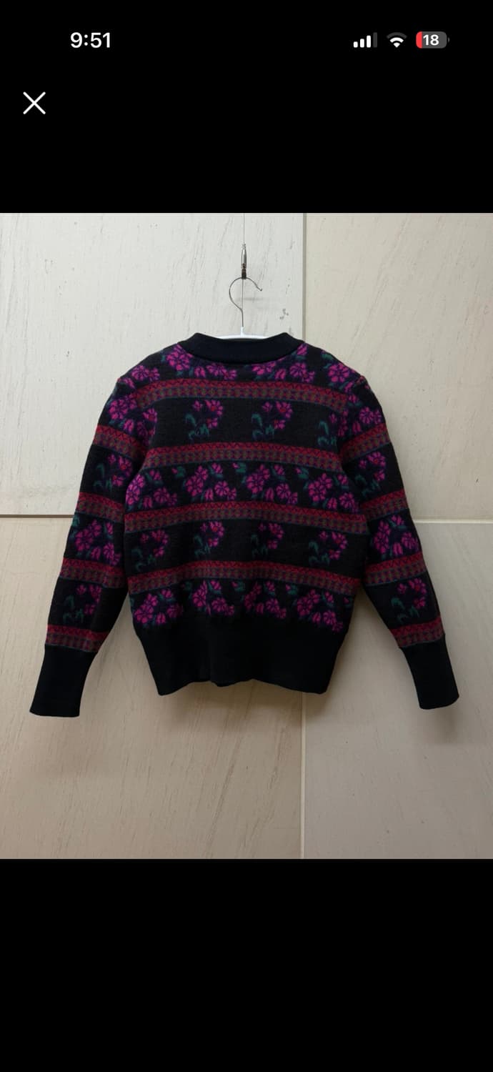 빈티지 Yves Saint Laurent 꽃무늬 가디건 44추천 상품이미지3