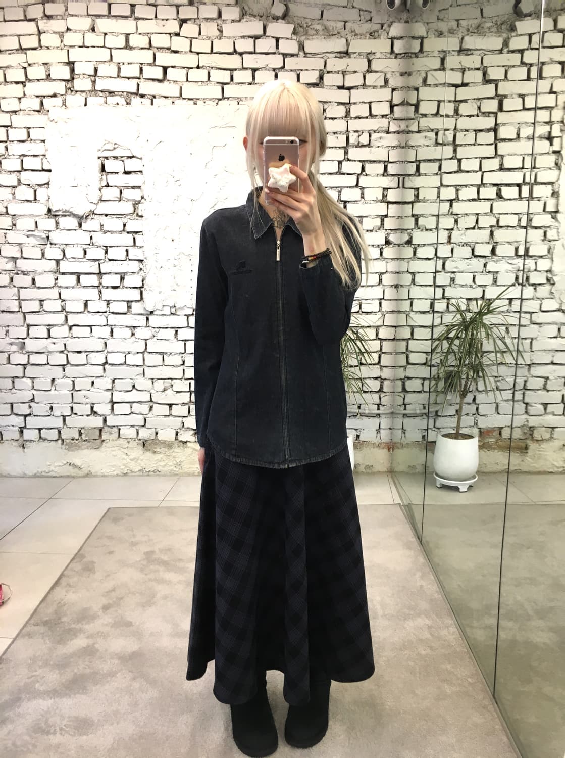 버버리 데님 카라 자켓  상품이미지1