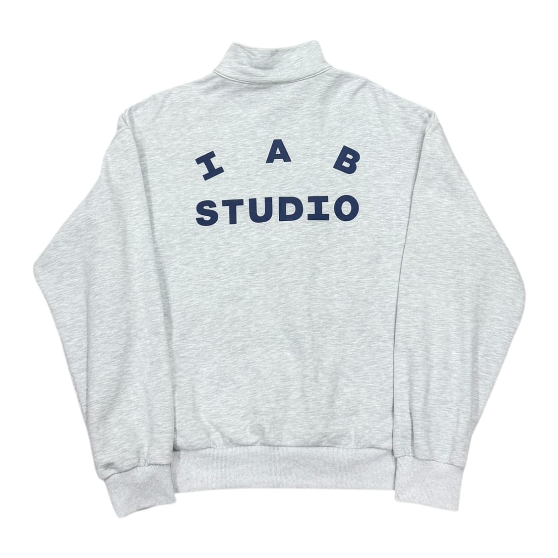 아이앱스튜디오 하프집업 풀오버 맨투맨 라이트 그레이 L 상품이미지4