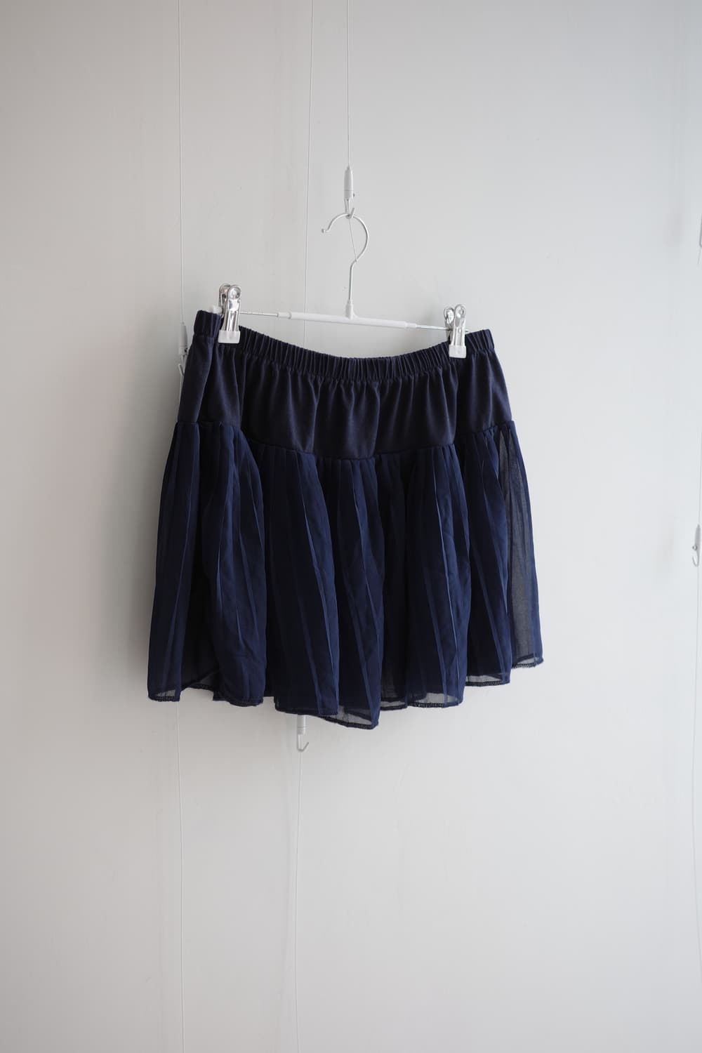  Midnight chiffon pleated layered skirt 상품이미지3