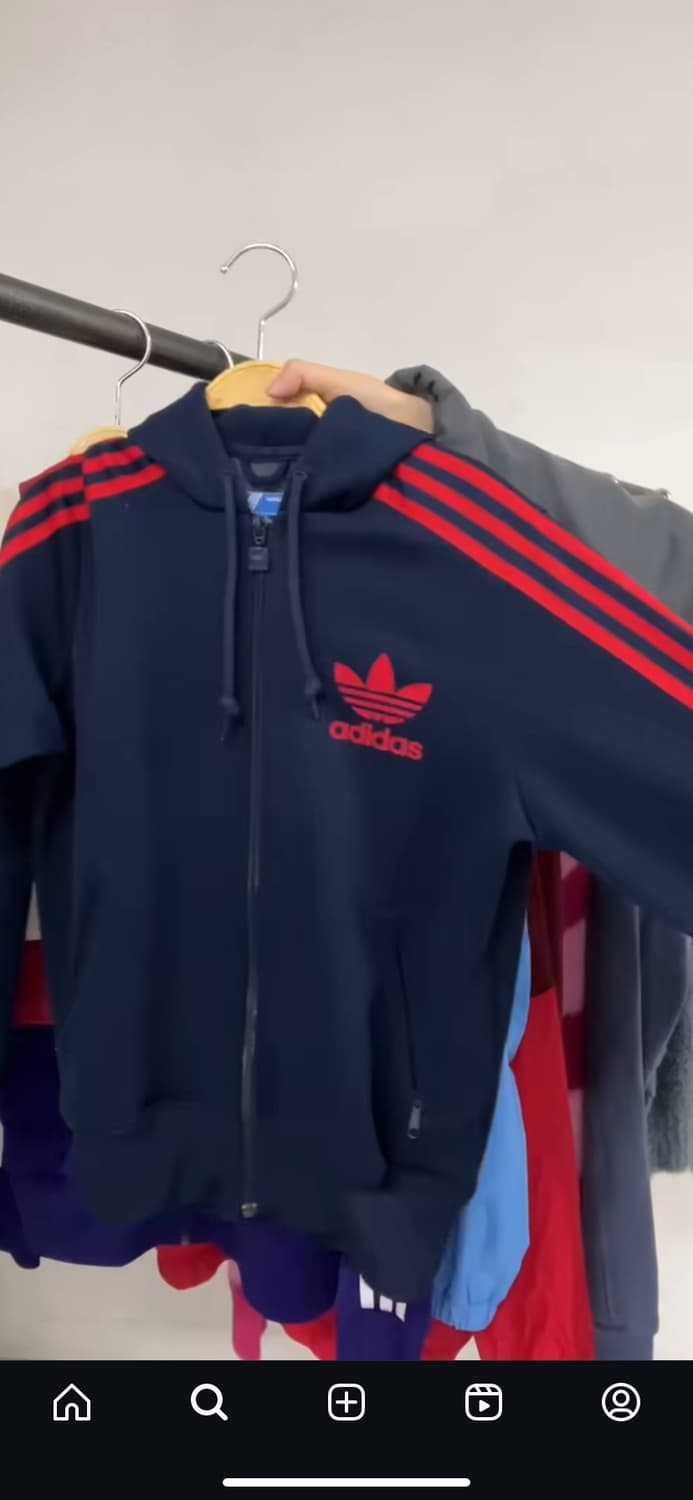 (택배무료) 아디다스 네이비 후드집업 M 상품이미지2