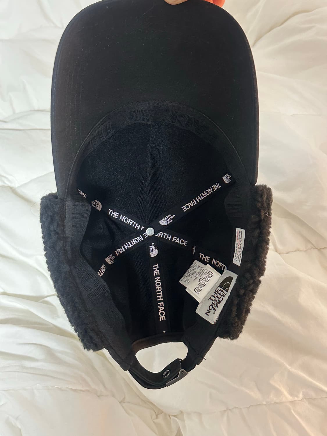노스페이스 귀덮개 모자 블랙 상품이미지4