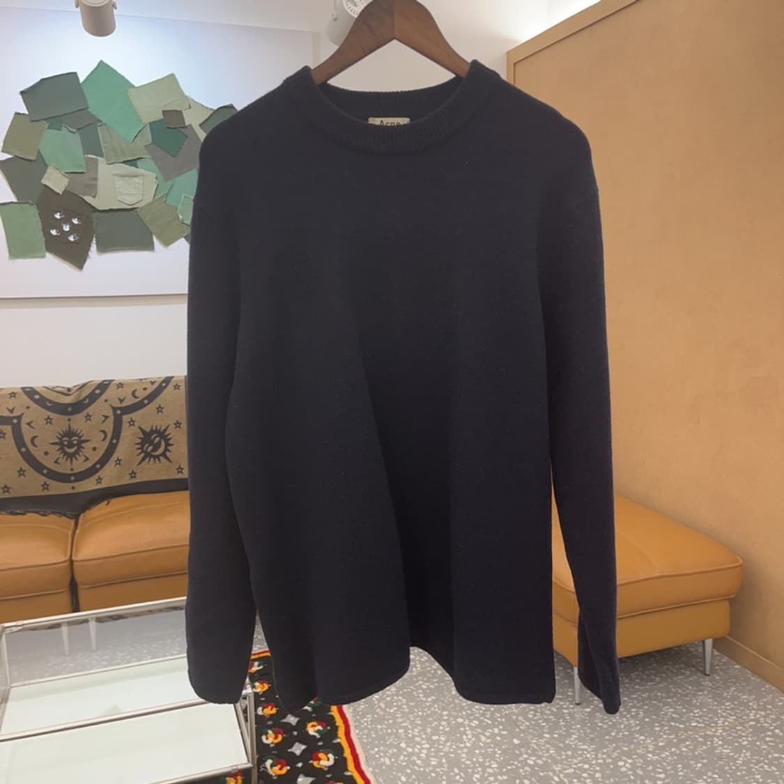 아크네스튜디오 모던 사이드 지퍼 메리노 울 니트 XXS C07278 상품이미지3