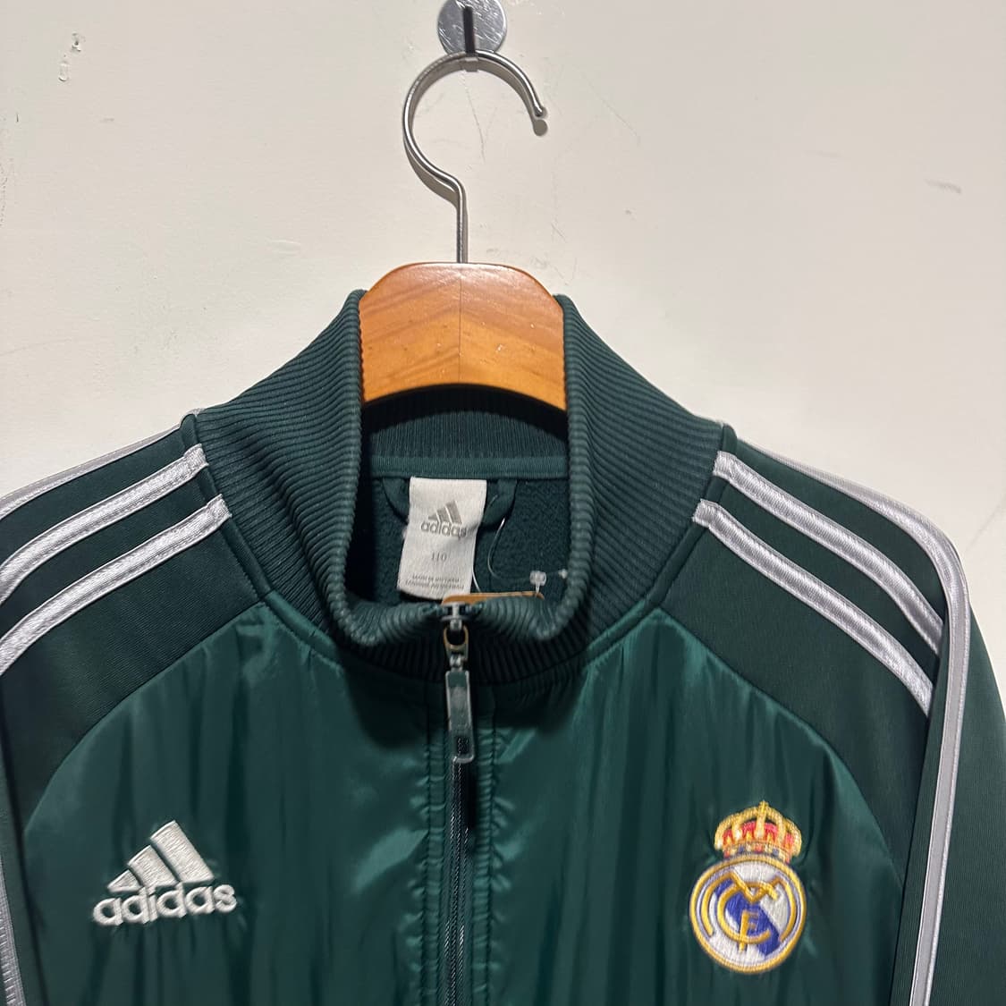 아디다스 레알마드리드 트랙탑 그린 져지 상품이미지2