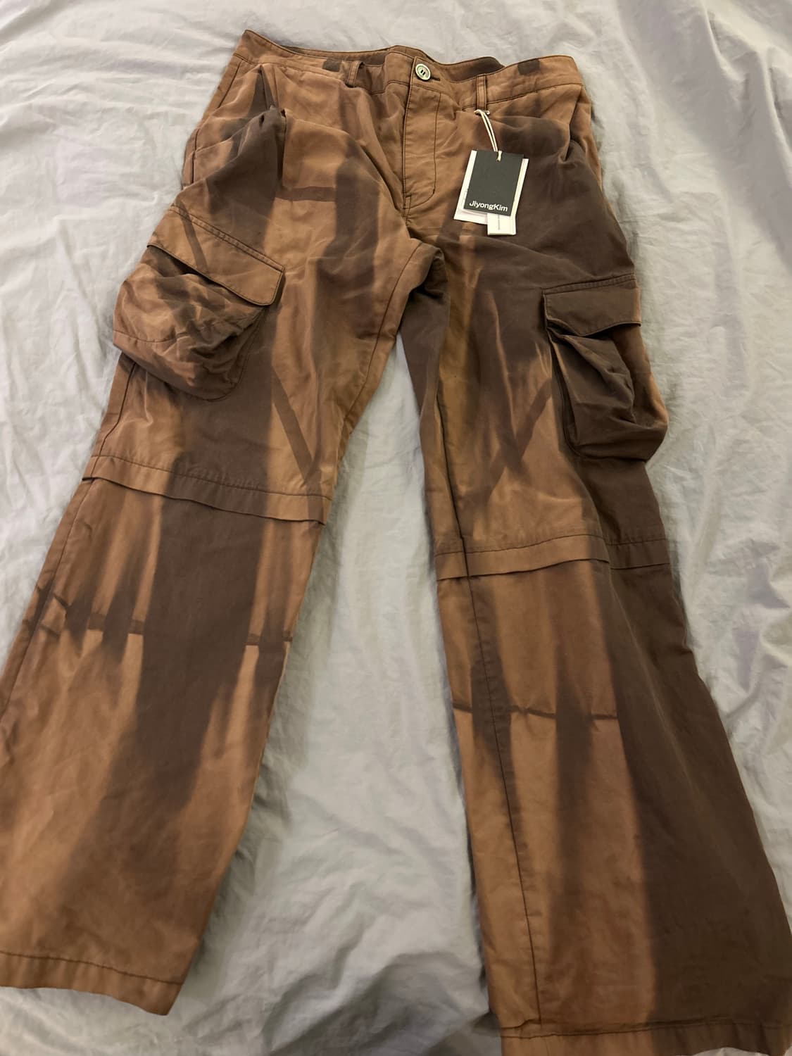 지용킴 선블리치 카고 코튼팬츠 상품이미지2