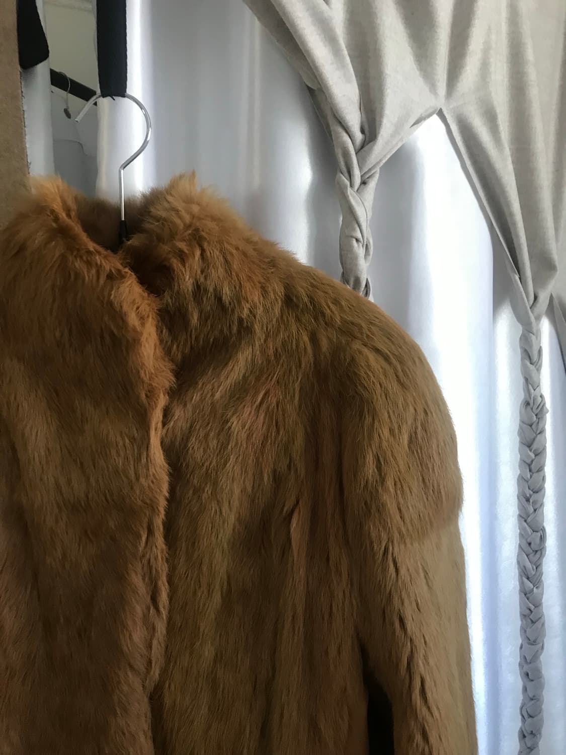 vintage leather fur jacket 상품이미지7