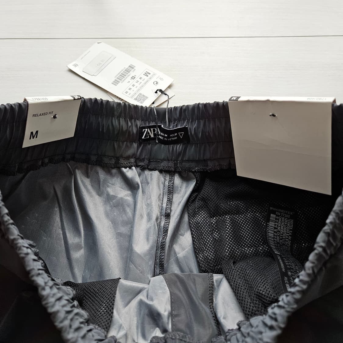 자라 리플렉티브 이펙트 하이테크 팬츠 조거팬츠 (마포멋쟁이, 송민호바지) 상품이미지5