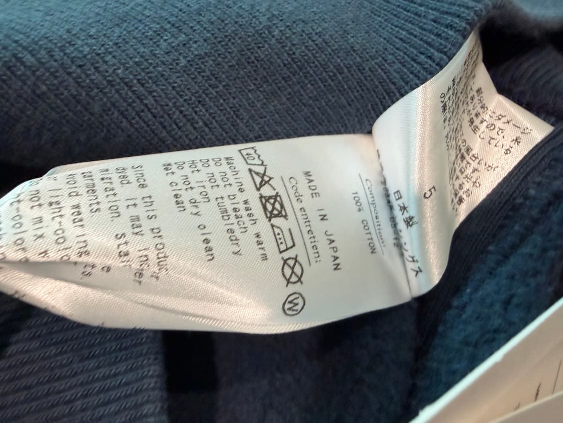 A. Presse 네이비 색상 하프집업 맨투맨5 상품이미지6