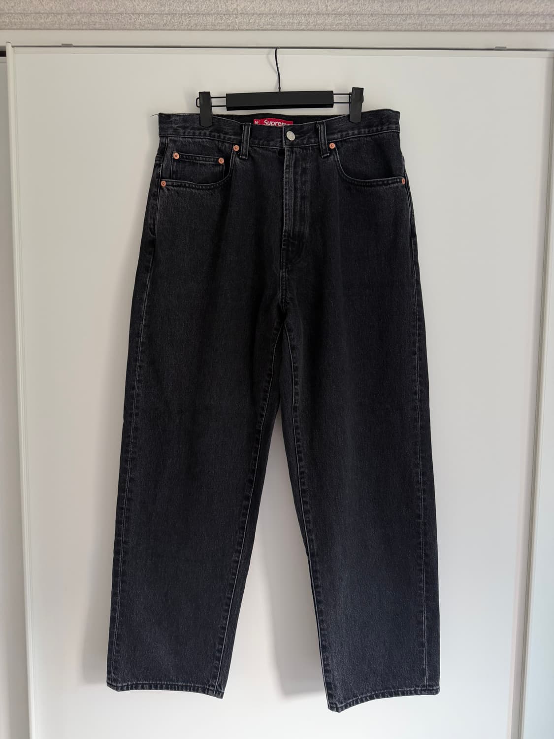 [30] 슈프림 배기진 데님 블랙 상품이미지1