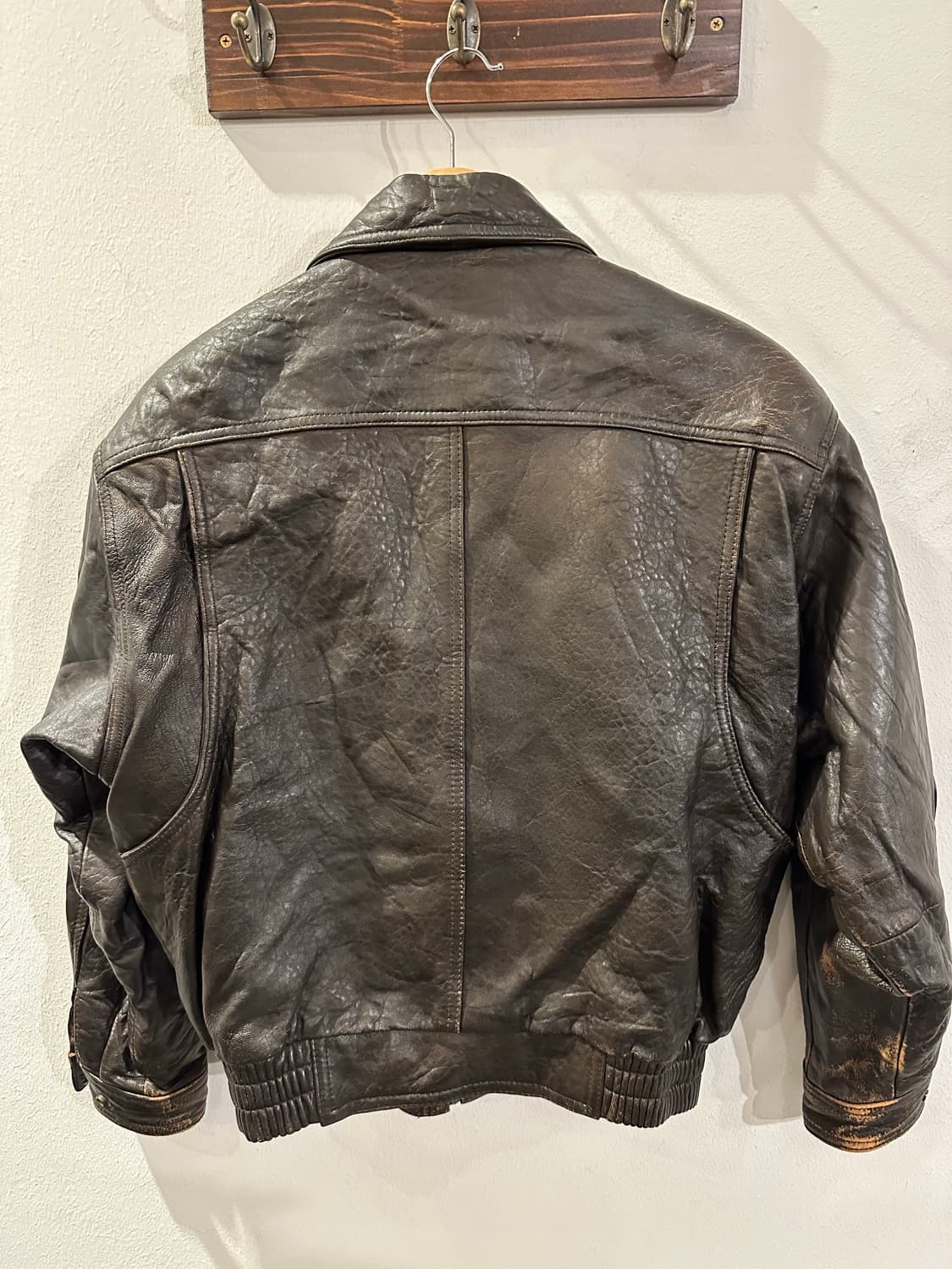 빈티지 레더 자켓 상품이미지4