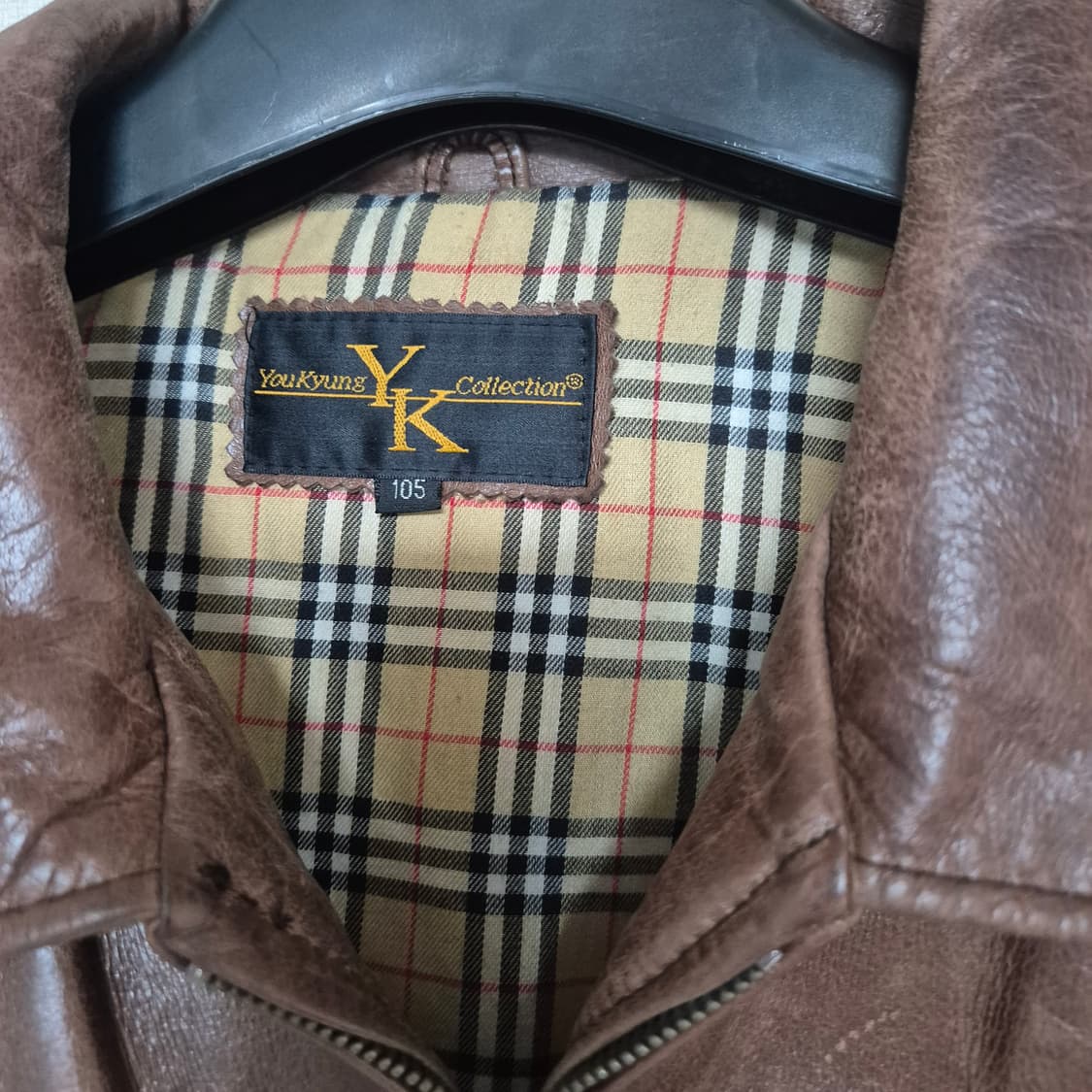 90s 빈티지 소가죽 cowhide 스포츠자켓 상품이미지5