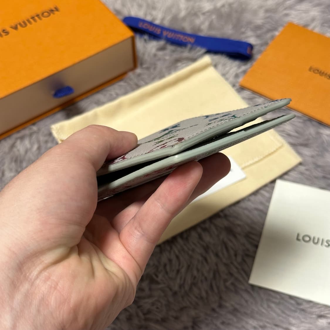 [풀구성] 루이비통 이클립스 멀티컬러 멀티플 월릿 반지갑 상품이미지7