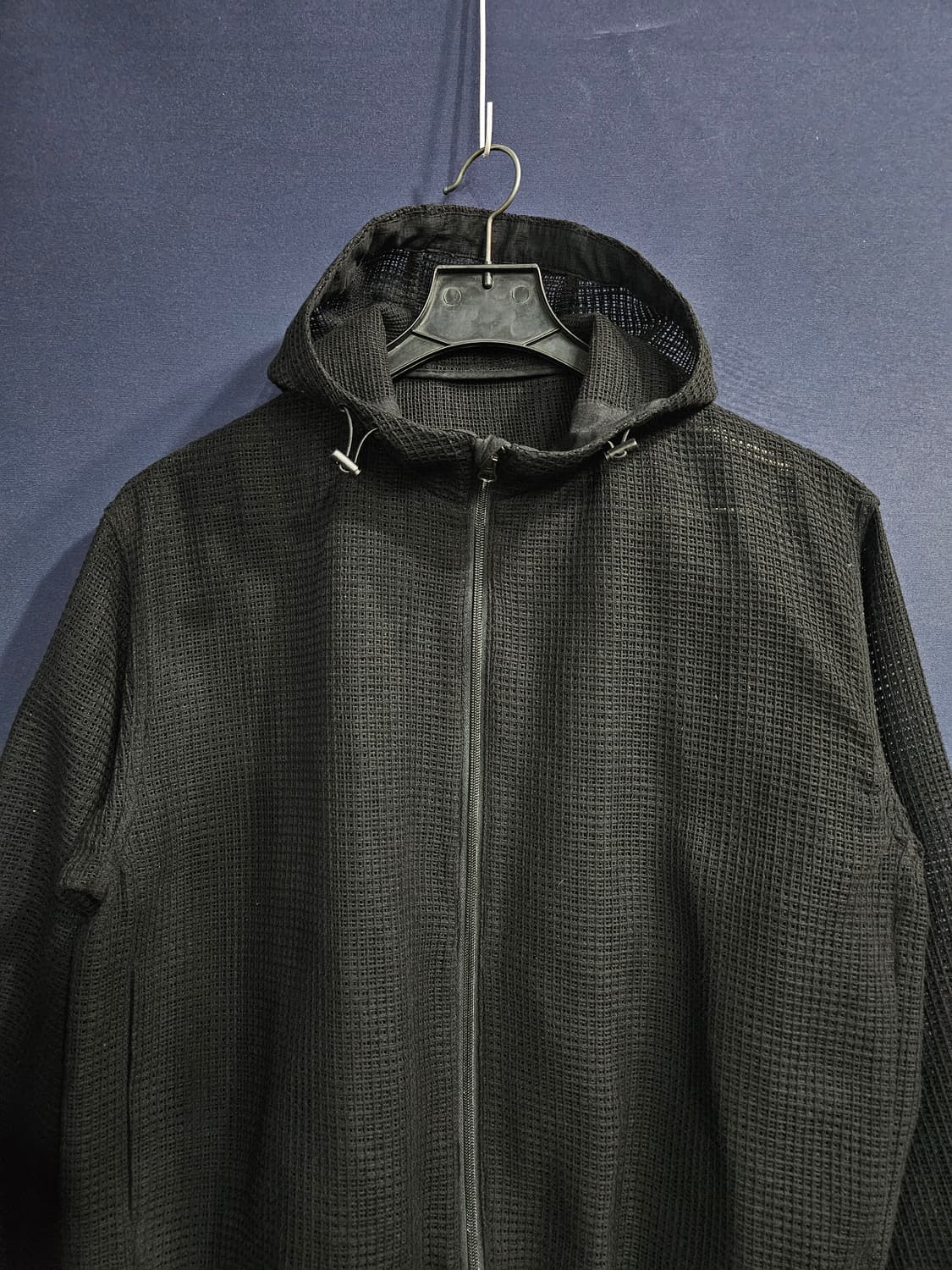 쿠어 블랙 남성 세미오버핏 95~100 망사자켓  상품이미지7