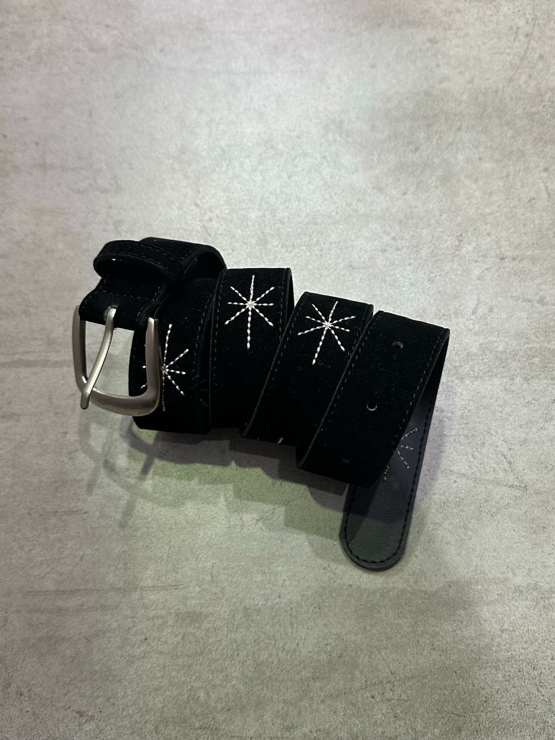 Shining suede belt- 샤이닝 자수 벨트/BLA 상품이미지1