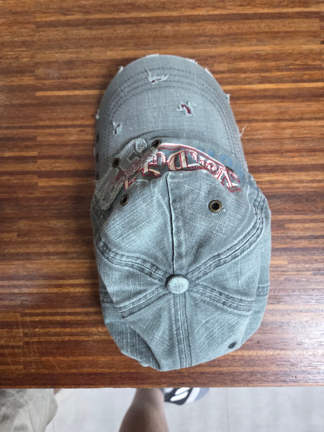 본더치 빈티지 스터드 데미지 모자 프리 상품이미지4