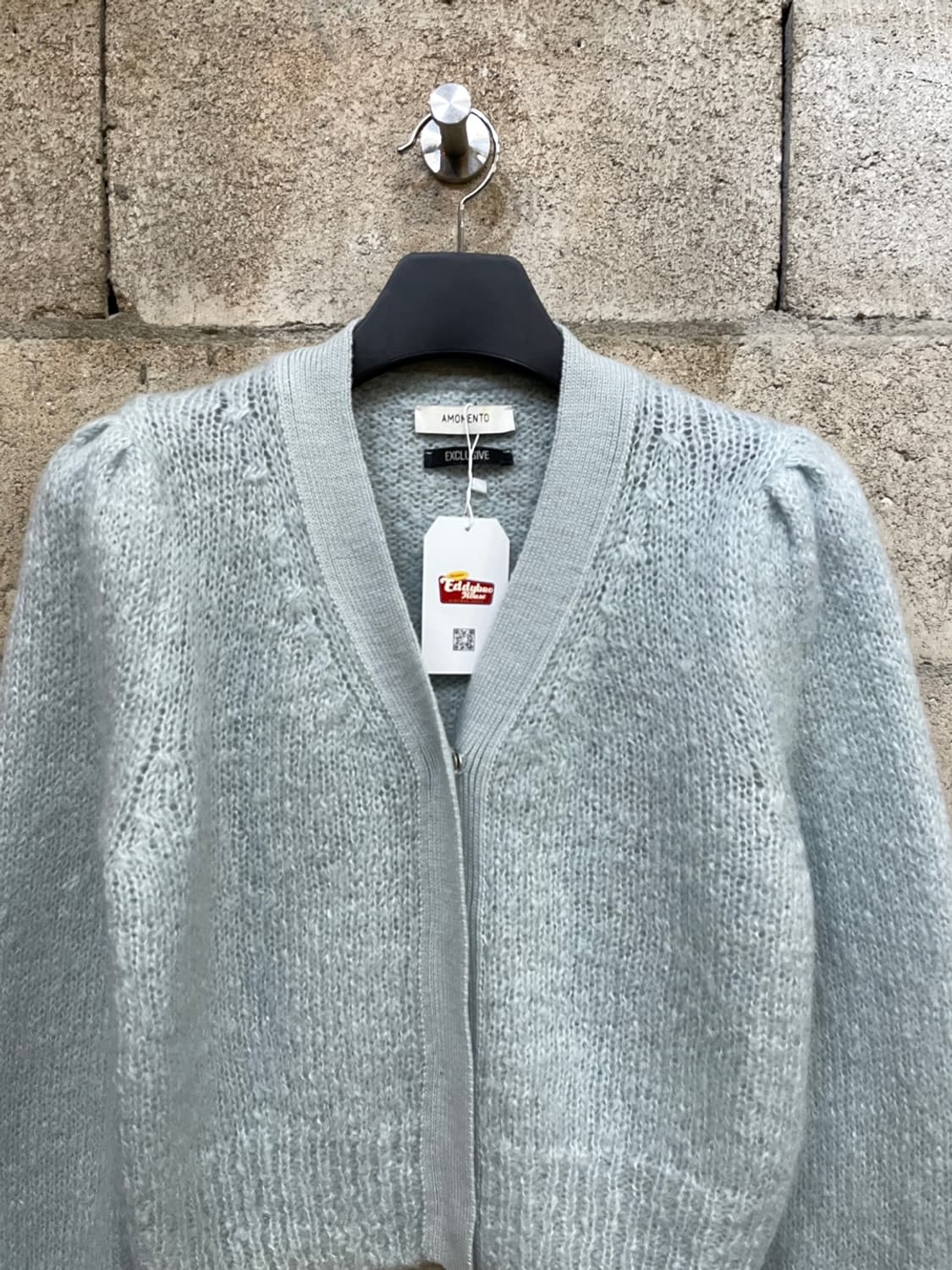 아모멘토 민트 그랜마 가디건  상품이미지2