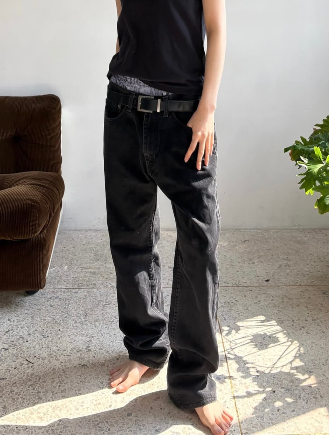 빈티지 리바이스 505 흑청 상품이미지3