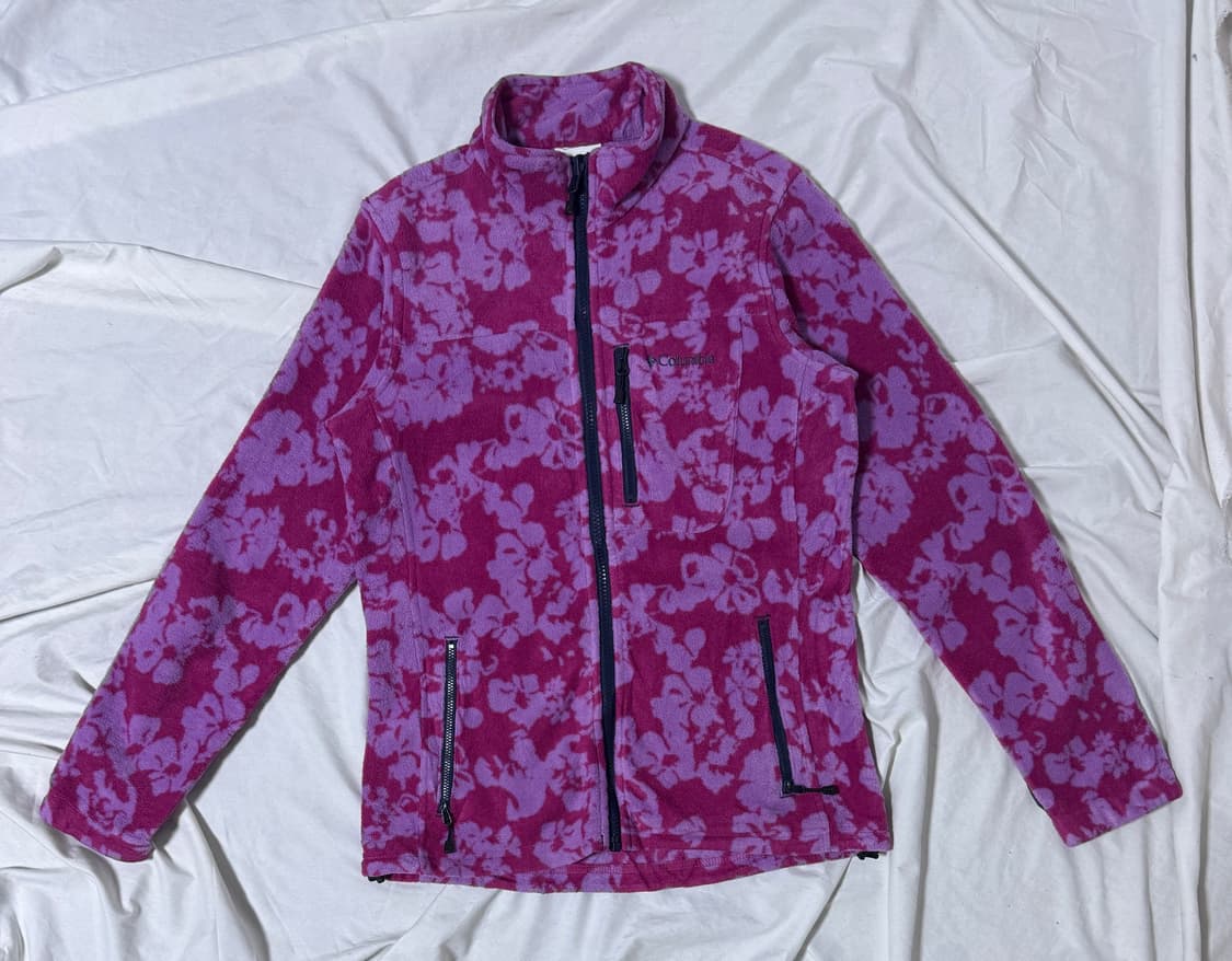 컬럼비아 플로럴 패턴 플리스 상품이미지1