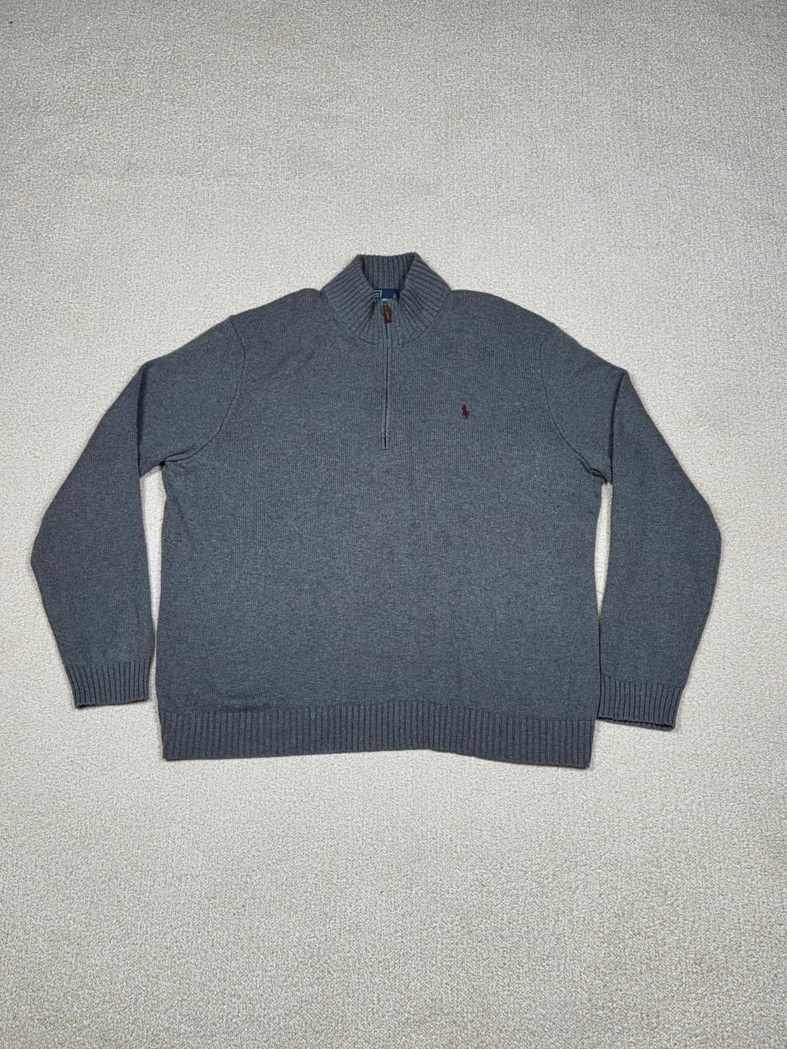 [폴로 랄프로렌] 포니 자수 코튼 하프집업 니트 | 00277 상품이미지1