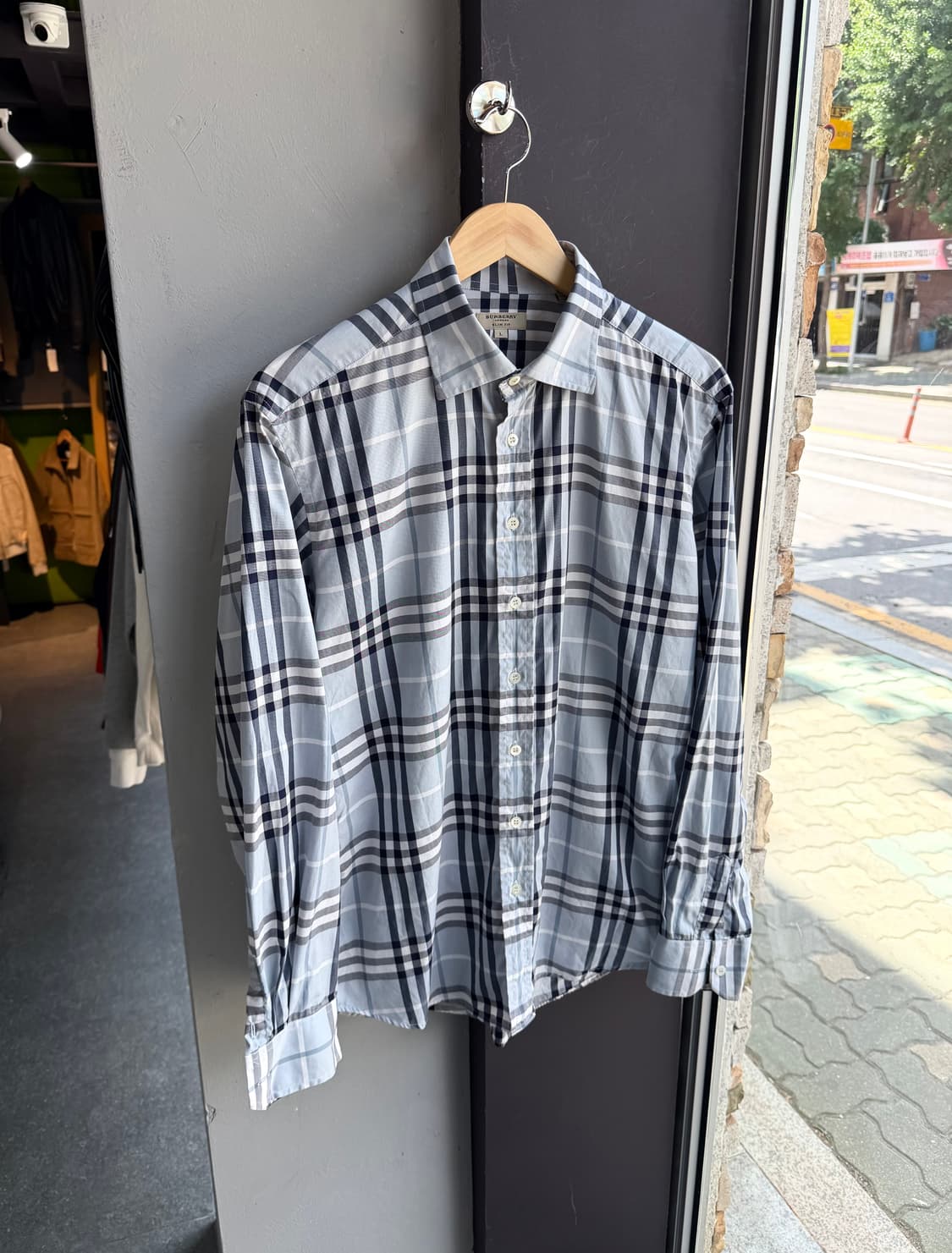 L/ 버버리 노바체크 셔츠 자켓 상품이미지2
