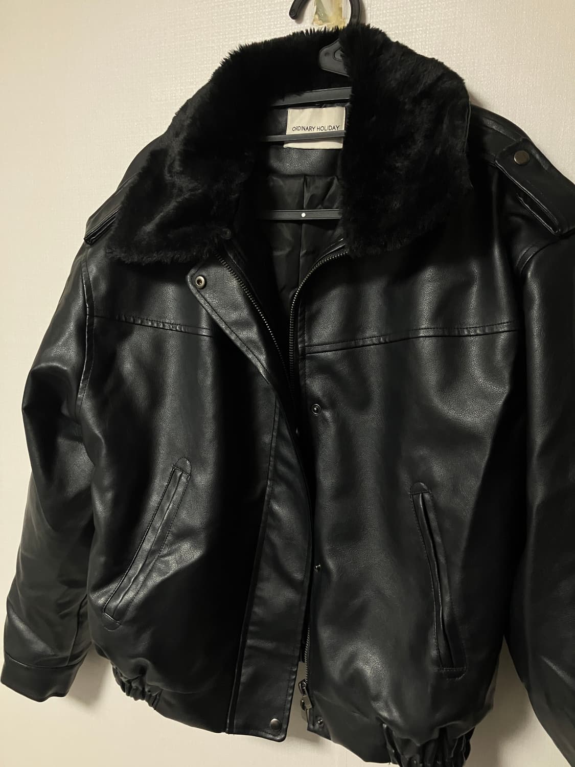 오디너리 홀리데이 가죽자켓 가죽집업 상품이미지8