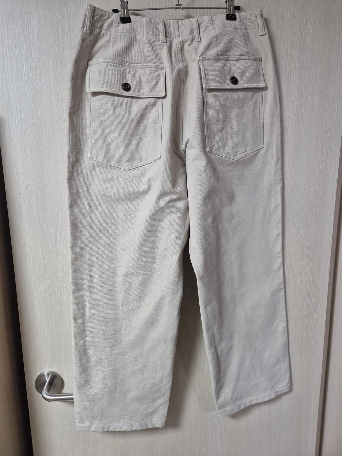 (24년) 시프트지 세미 와이드 빅 트윌 피로 바지 82 상품이미지5