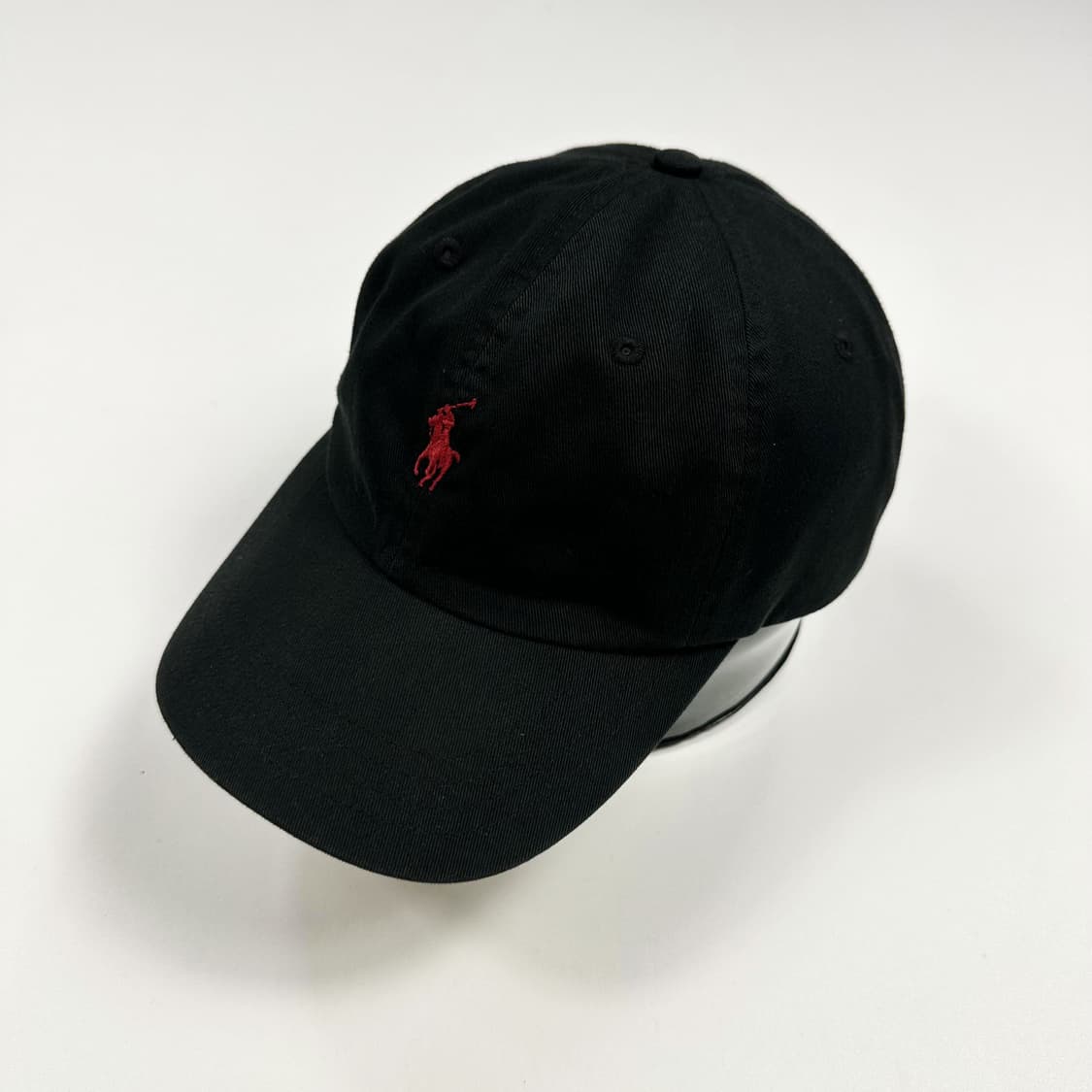 폴로 랄프로렌 포니 블랙 볼캡 모자 상품이미지1