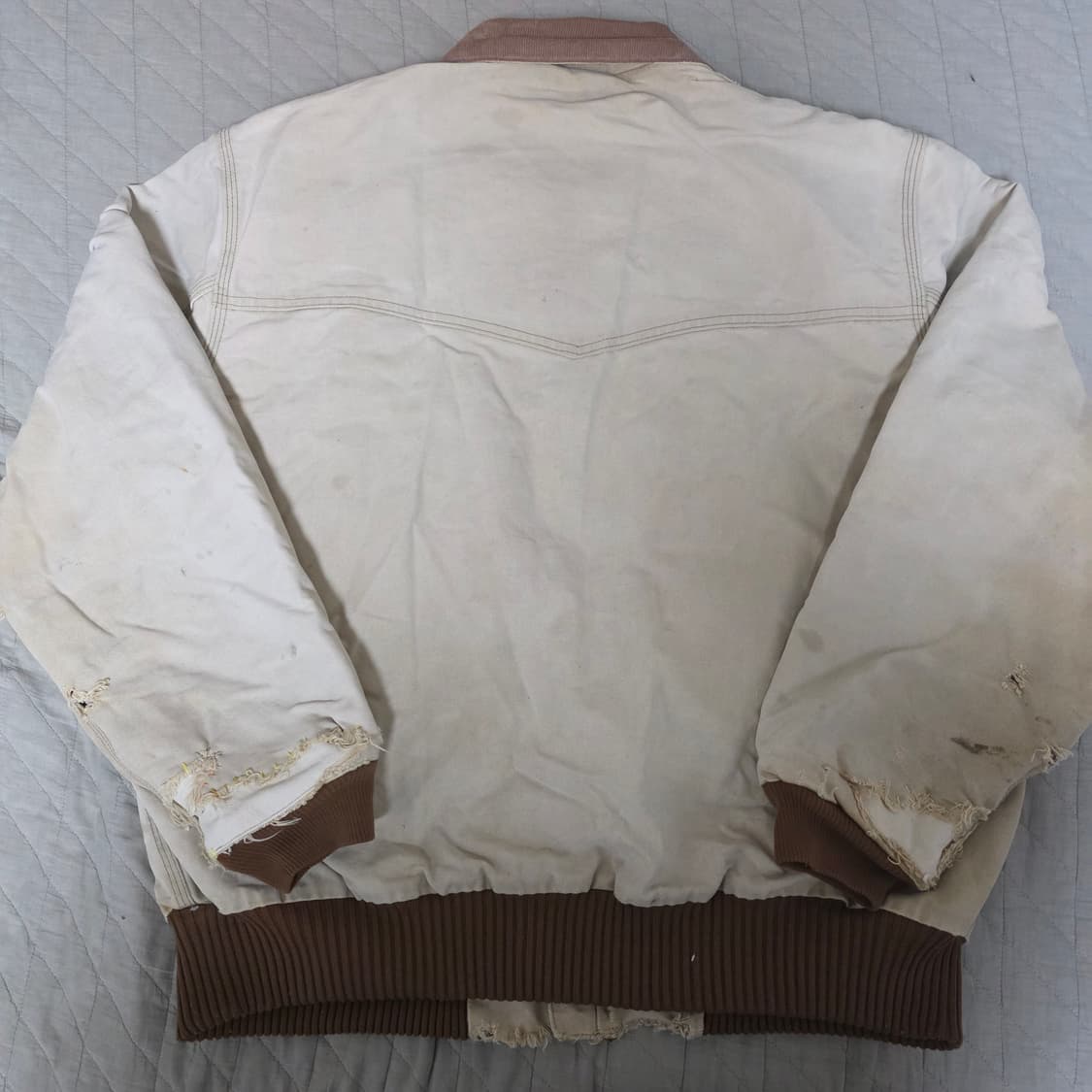 [XXL] 80-90s 빈티지 칼하트 산타페 j13 14트래쉬드 워크자켓 상품이미지8