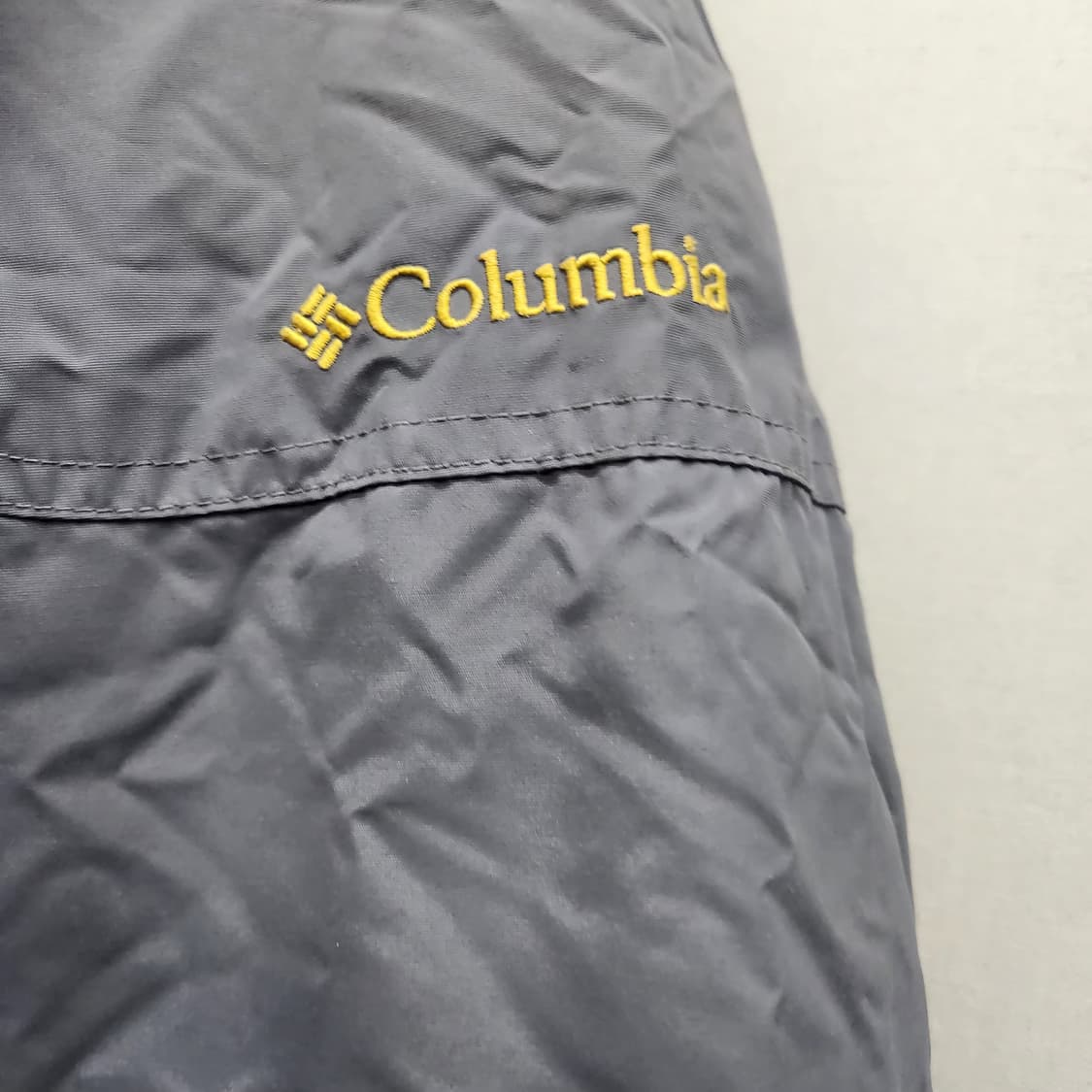 콜롬비아 로고 컬러배색 후드 바람막이 투웨이 스트링 자켓 L(2XL) 상품이미지3