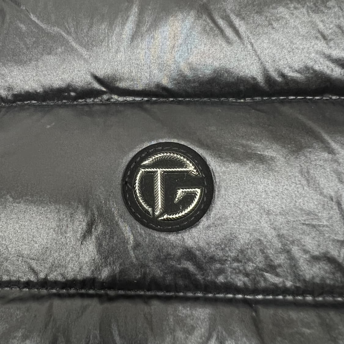 TG골프 남성 니트 배색 구스다운 경량패딩 100 상품이미지5