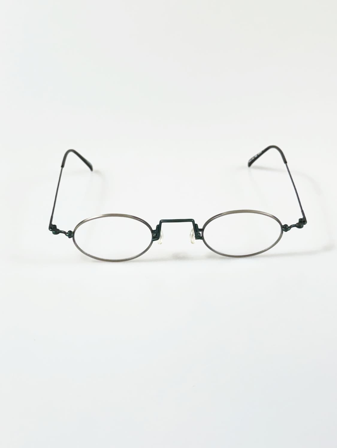 90s VISTAN 투톤 슬림 오벌 와이어 빈티지 안경 상품이미지1