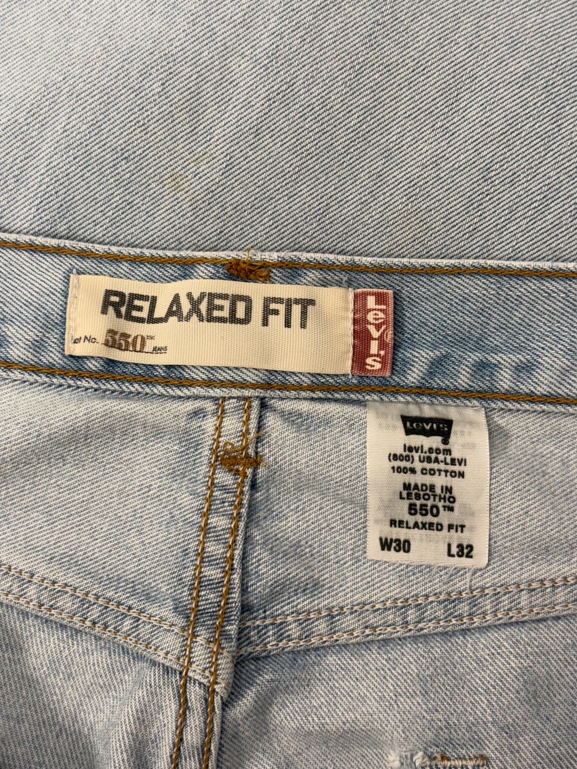 00s Levi's 550 Relaxed Denim Pants 상품이미지7