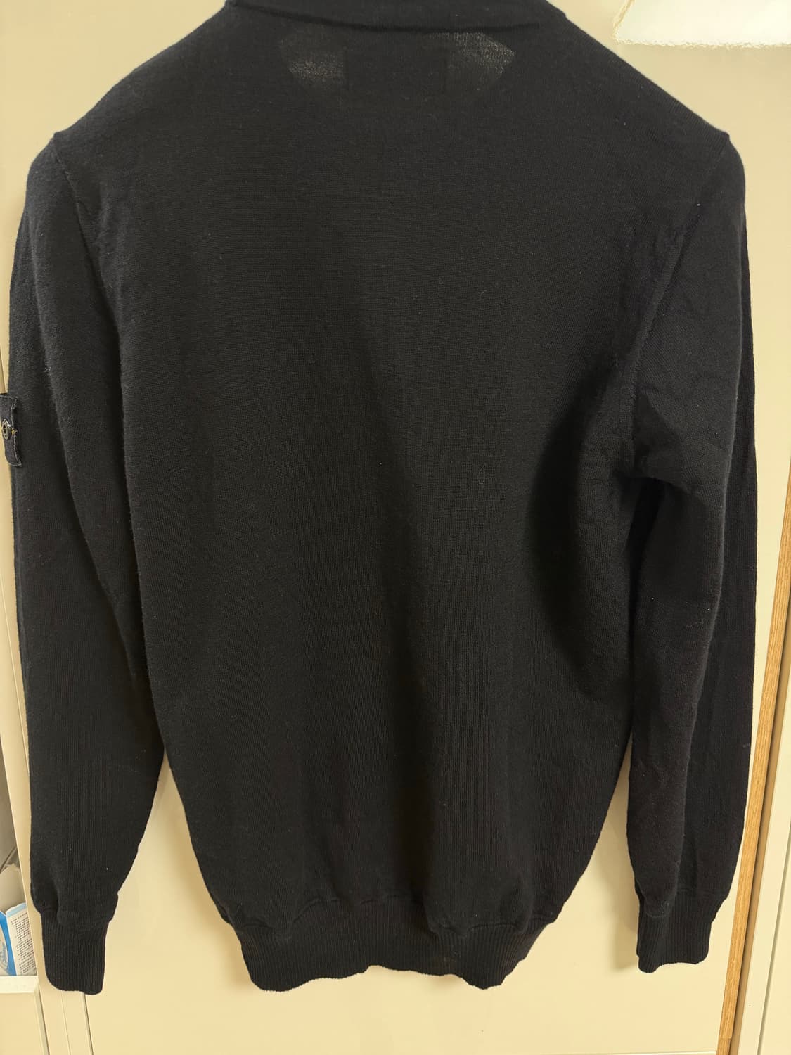 새상품급/스톤아일랜드 울니트 블랙 L 상품이미지4