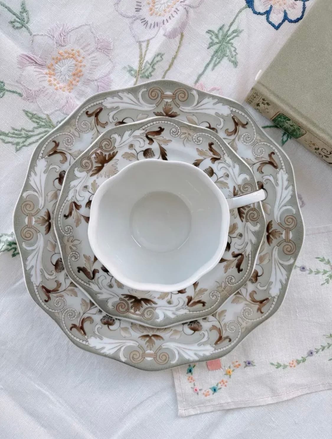 독일 빌레로이앤보흐 갈로 아라베스크 찻잔 트리오 상품이미지2