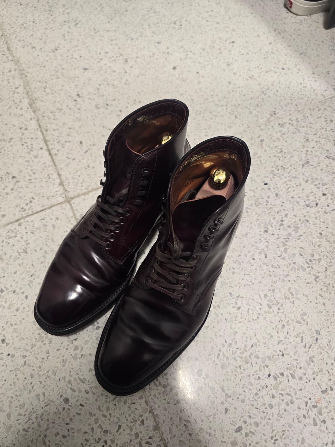 Alden 귀한매물 코도반 플레인토 부츠 상품이미지1