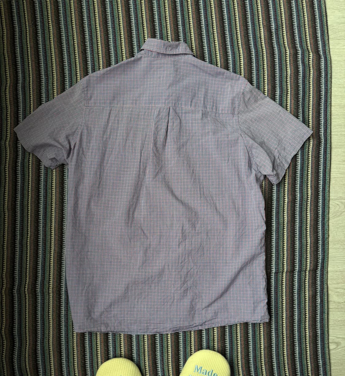 더블탭스 체크 반팔 셔츠 상품이미지4