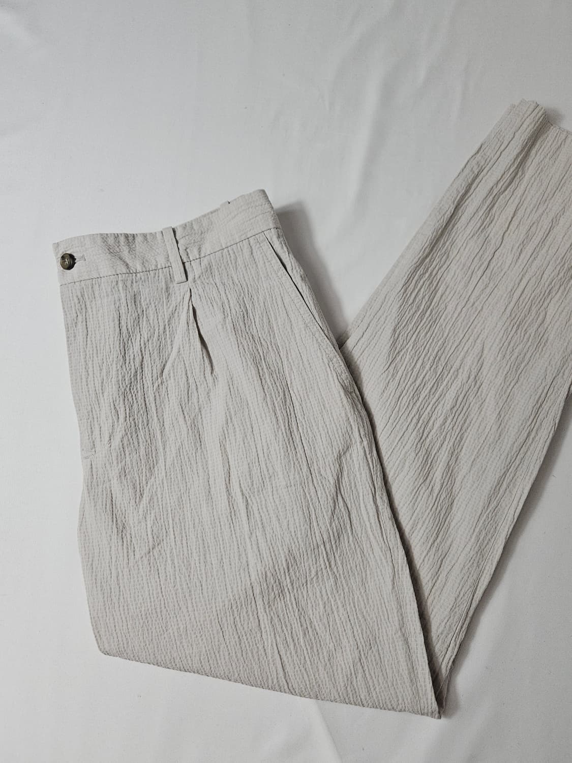 자라 ZARA 텍스처 린넨 슬랙스 팬츠 바지 옴므 31 상품이미지2