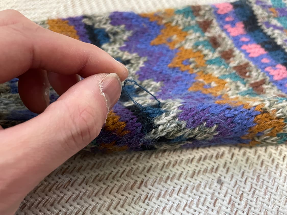 파세리오 멀티컬러 페어아일 패턴 니트 가디건 J03732 상품이미지10