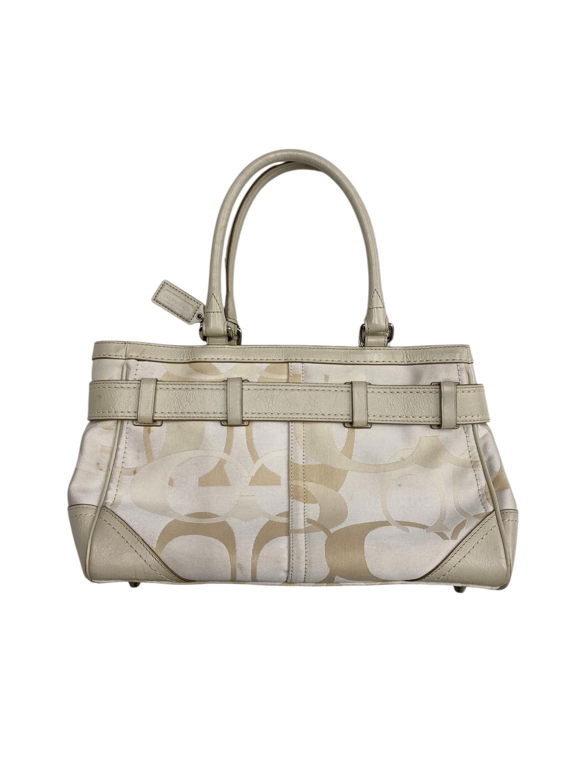 코치 y2k 화이트 버클 토드백 상품이미지2