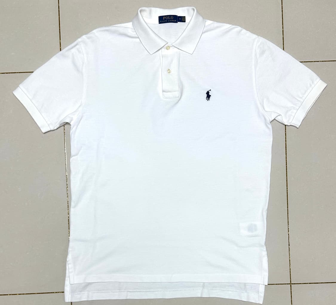 랄프로렌 폴로 피케 반팔 셔츠 화이트 상품이미지1