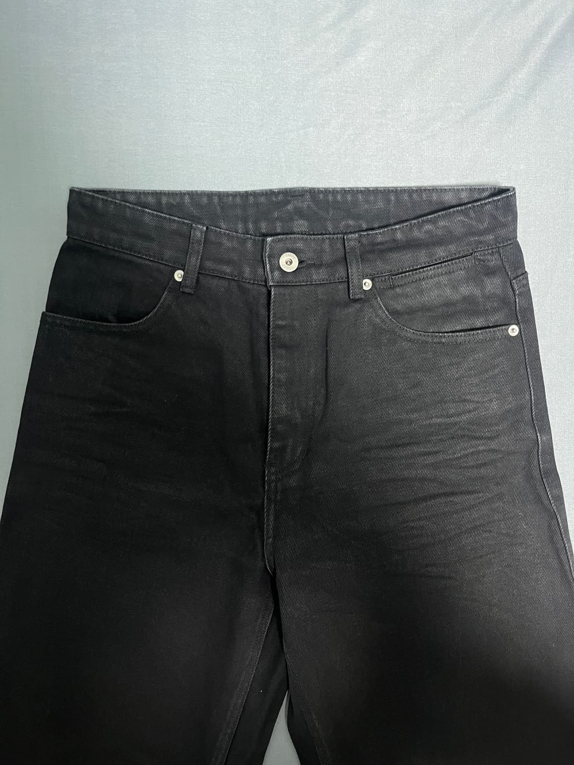 쿠어 커브드 블랙 진 상품이미지4