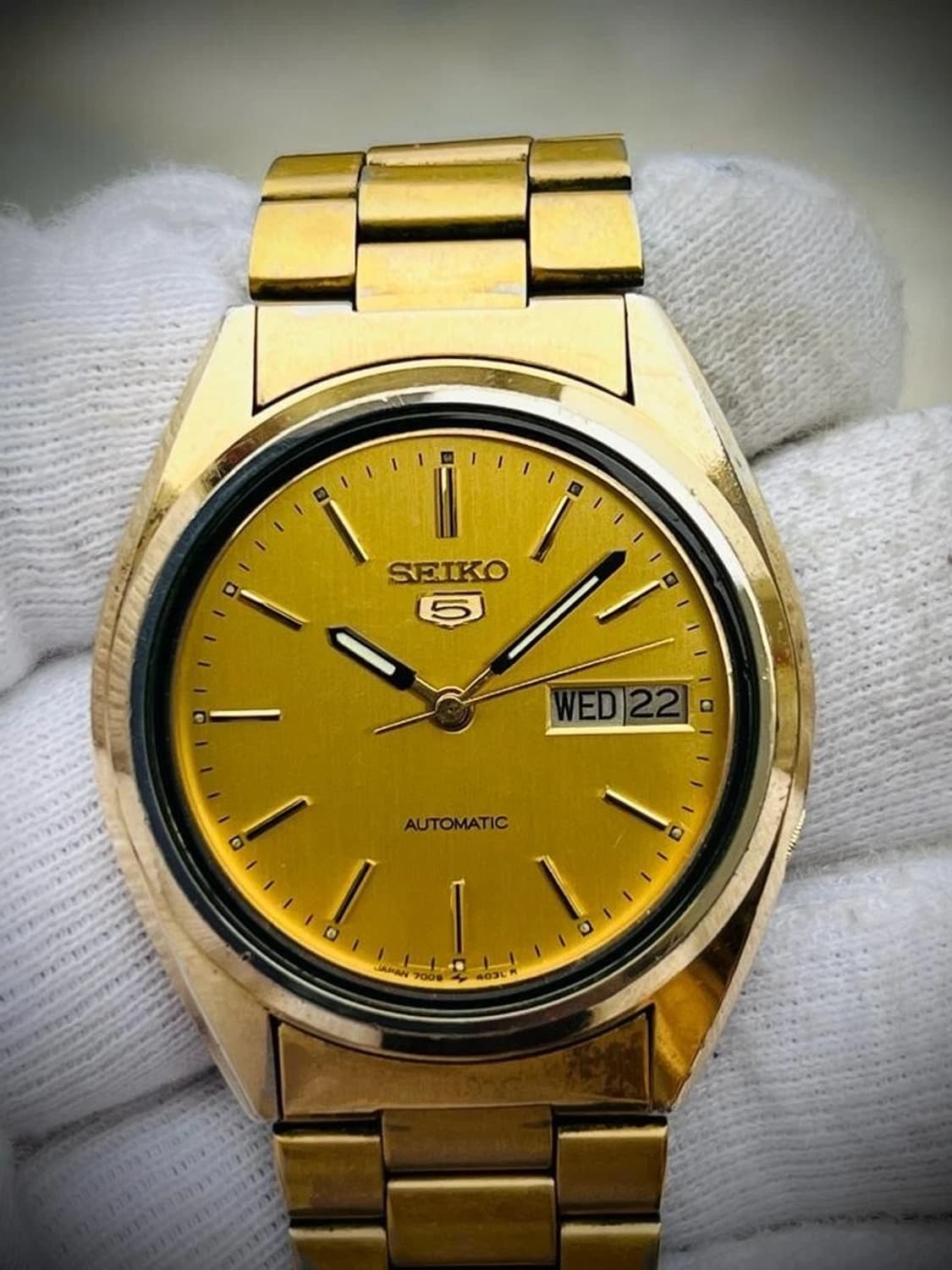 세이코 빈티지 오토매틱 골드톤 (Day-Date) 36MM
 상품이미지1
