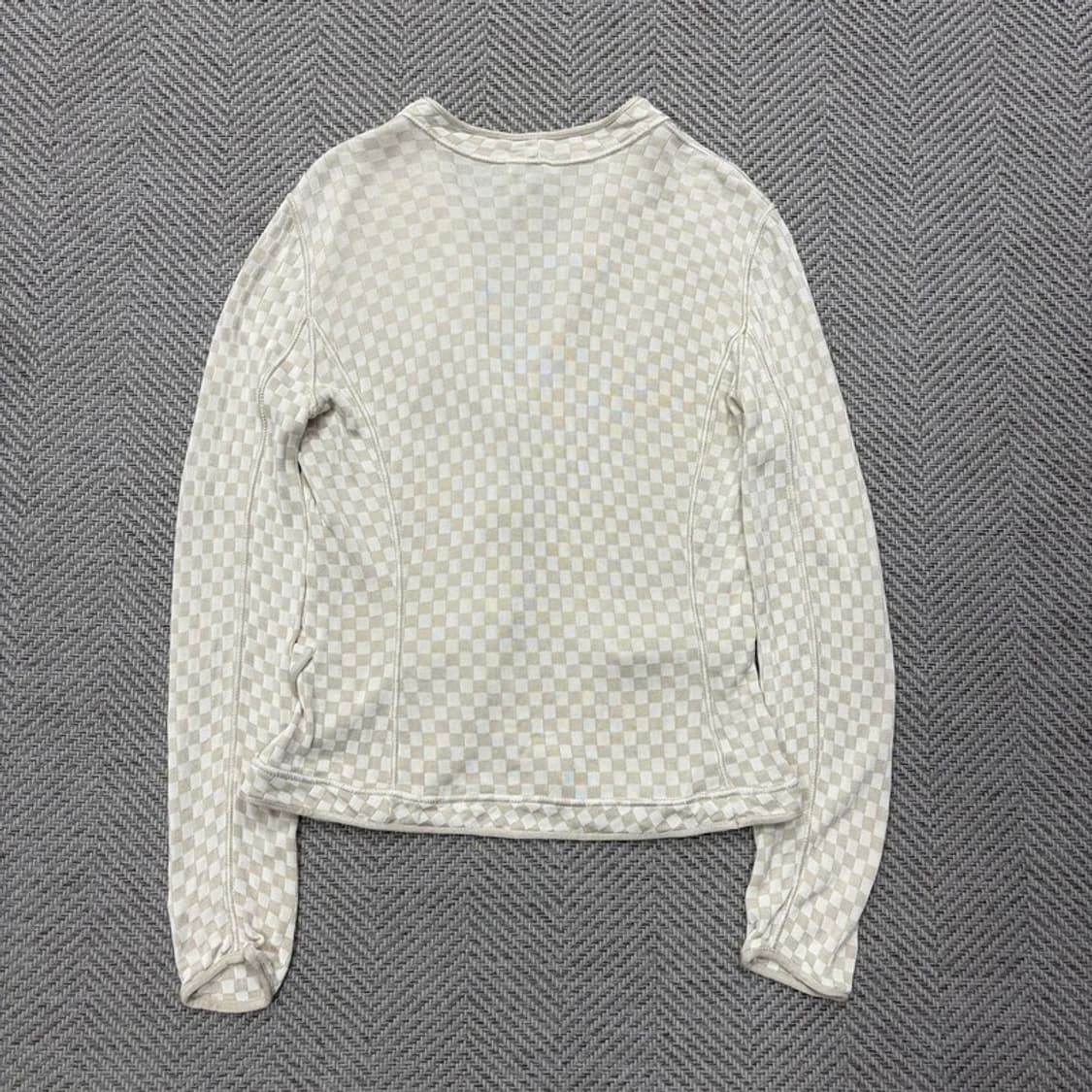  아르마니꼴레지오니 체크 가디건 v2215 상품이미지2