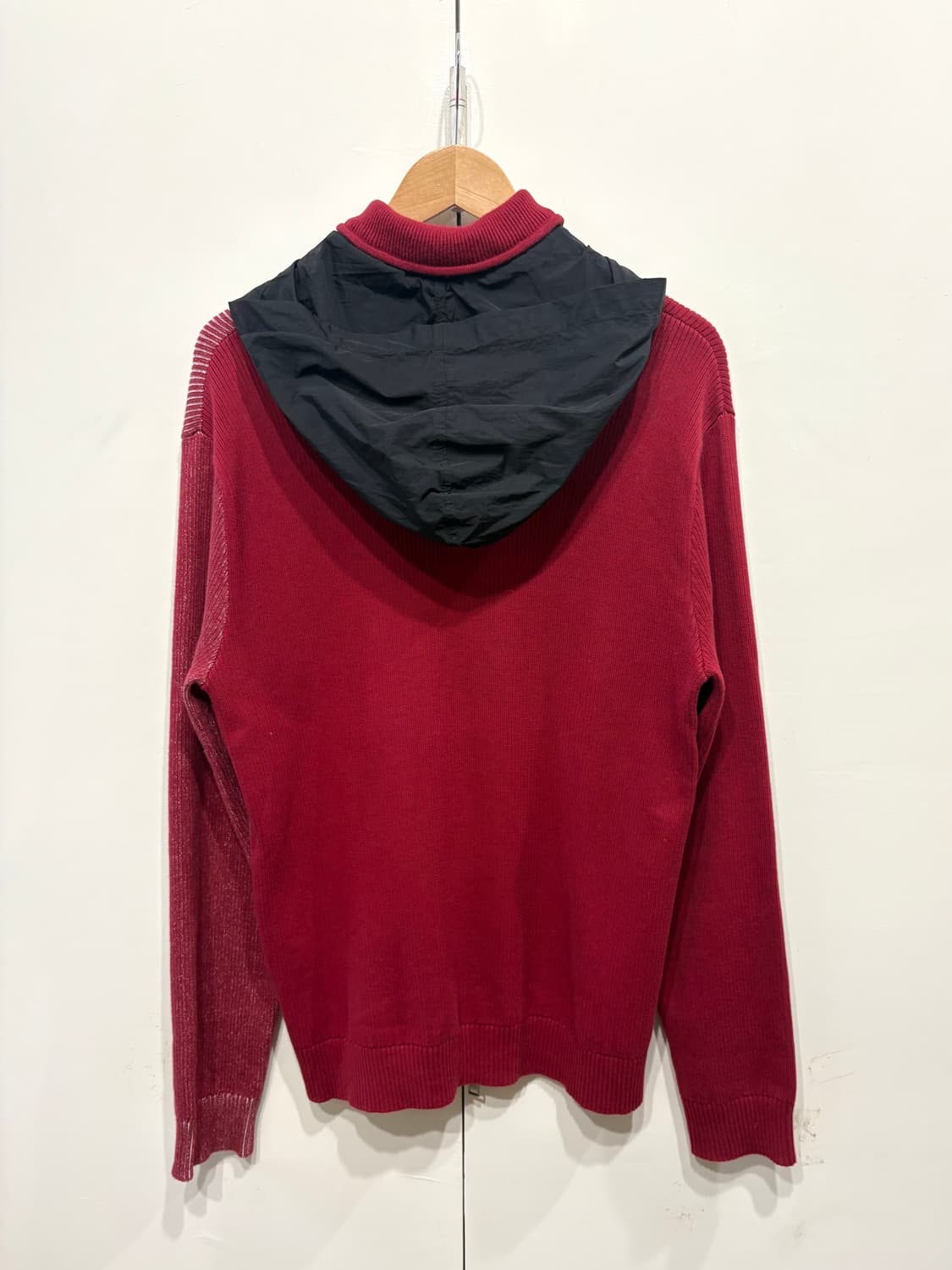 아르마니 익스체인지 니트 후드 집업 상품이미지4