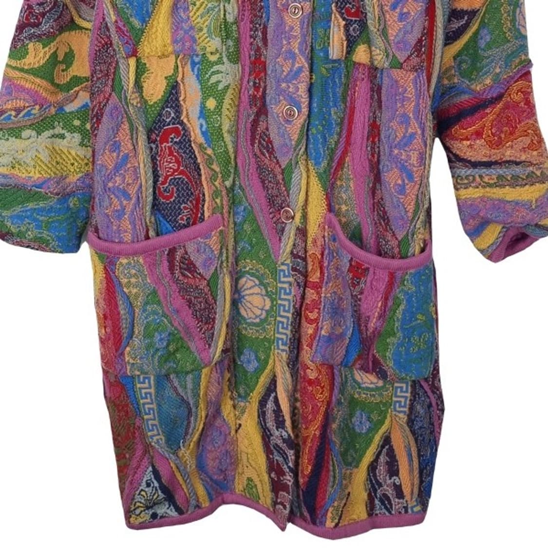 [오스트레일리아 빈티지]에스닉 3D 케이블 니트 롱 가디건 M18053  상품이미지5