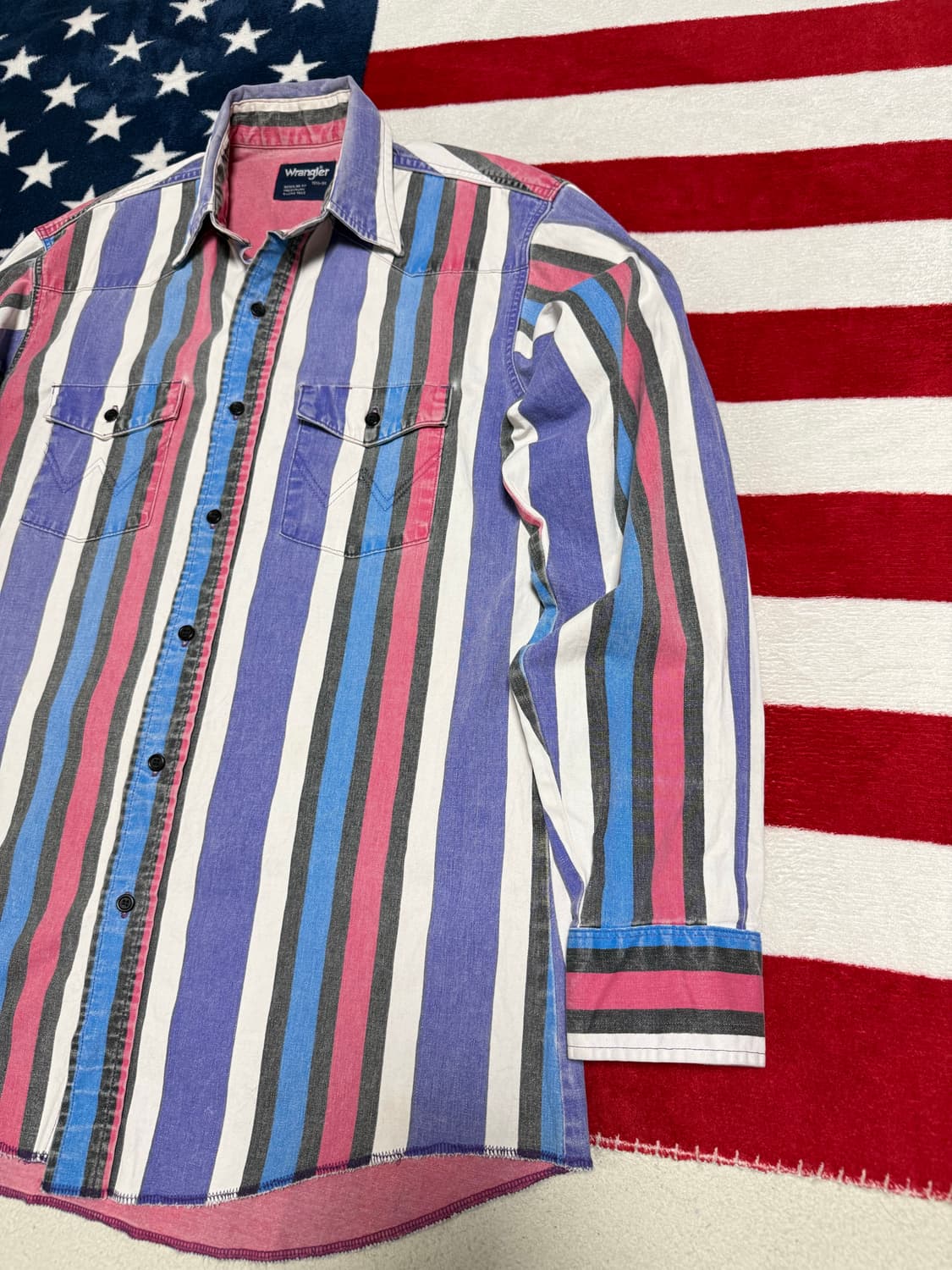 랭글러 웨스턴셔츠 90s Wrangler western shirt 빈티지 상품이미지3