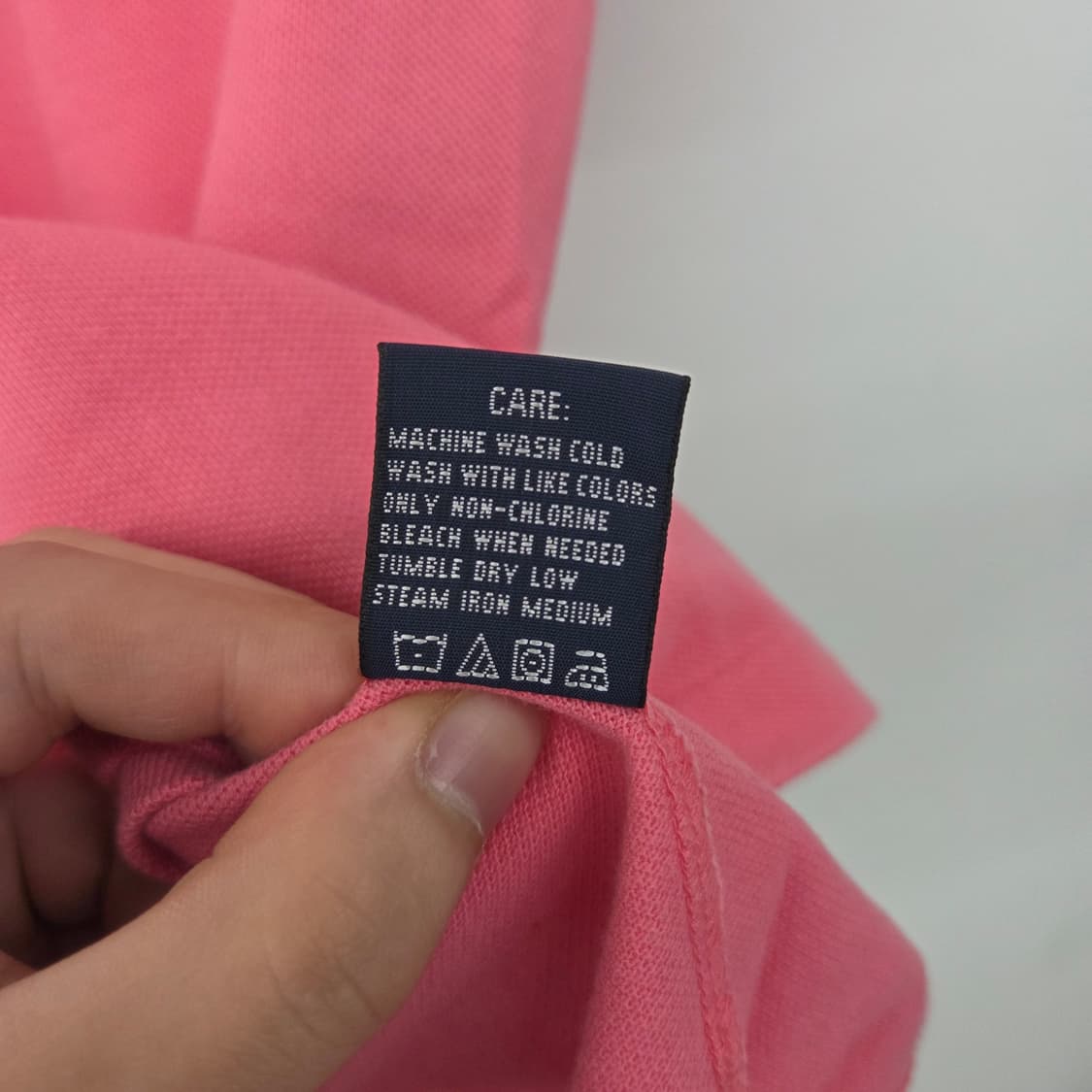 폴로 랄프로렌 핑크 반팔 폴로티 여XL 상품이미지5